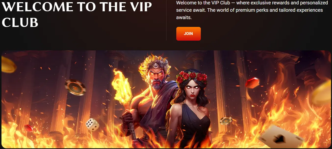 Hades Bet Casino VIP levels — cashback, personal manager and withdrawal priority